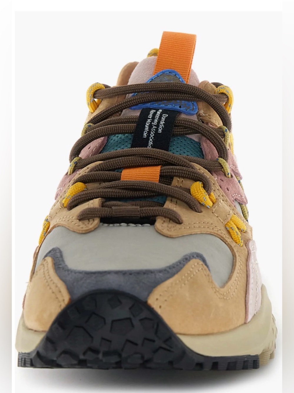 NWT Flower Mountain Yamabushi Sneaker in Cognac-Taupe-Pink - Picture 5 of 16